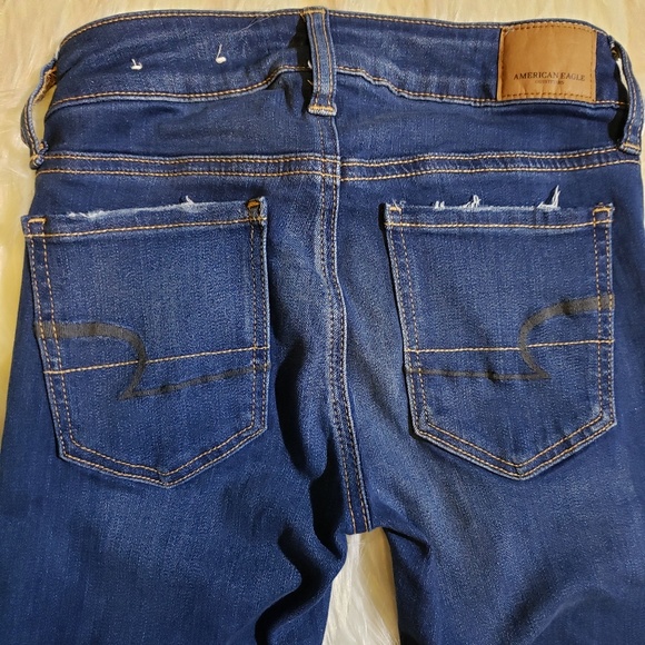 NWOT American Eagle Denim Jeans size 00 Short - Picture 5 of 7